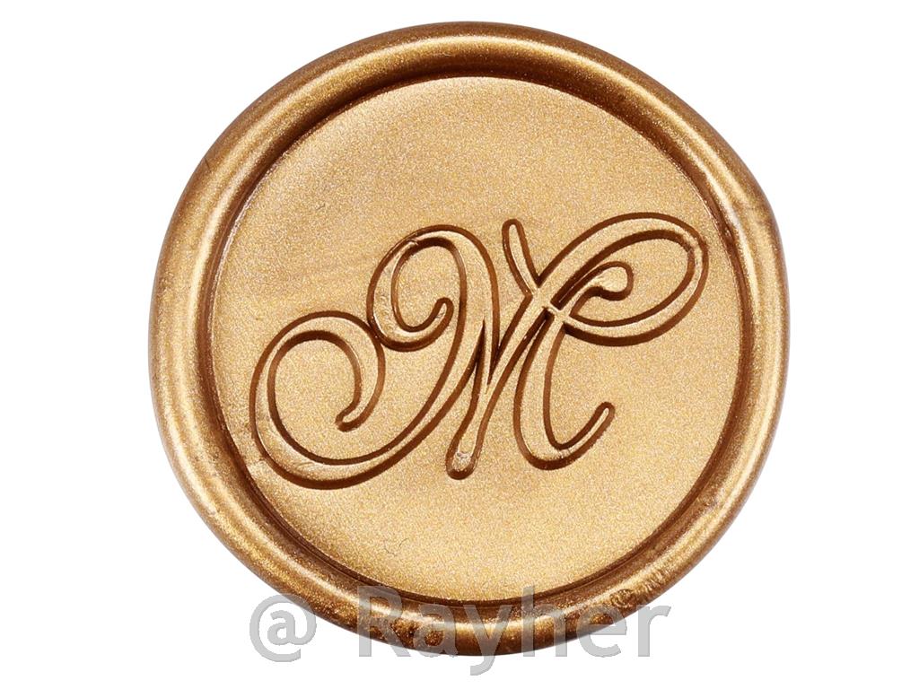Sigillo per ceralacca, lettera M
