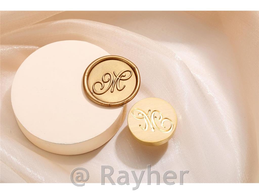 Sigillo per ceralacca, lettera M