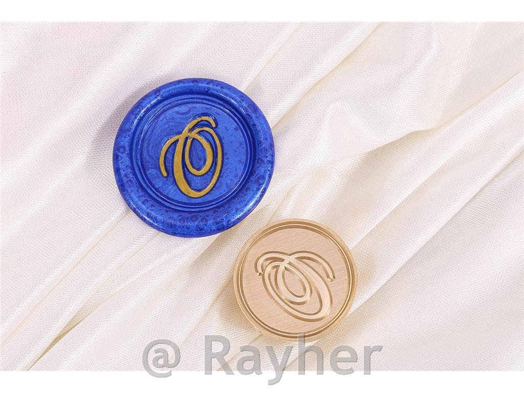 Sigillo per ceralacca, lettera O