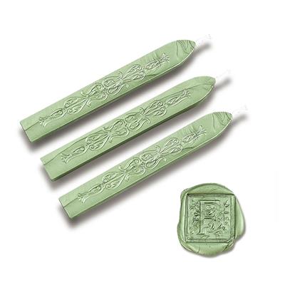 Cera sigillante con stoppino, Verde