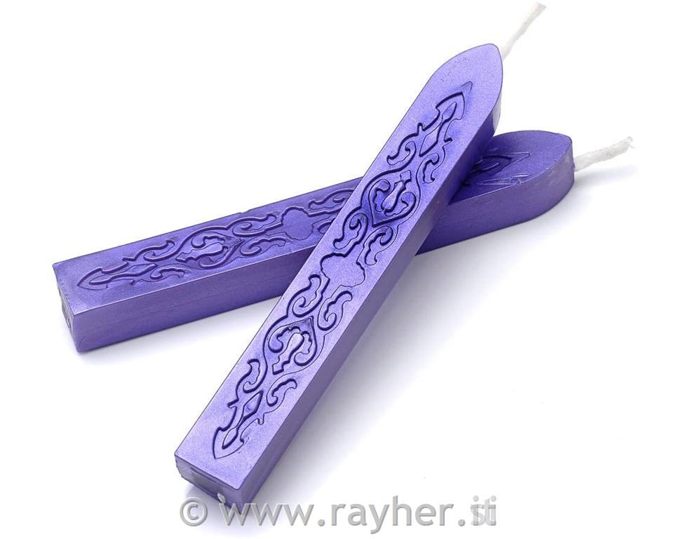 Pečatni vosek s stenjem, royal vijolična, 1 kos