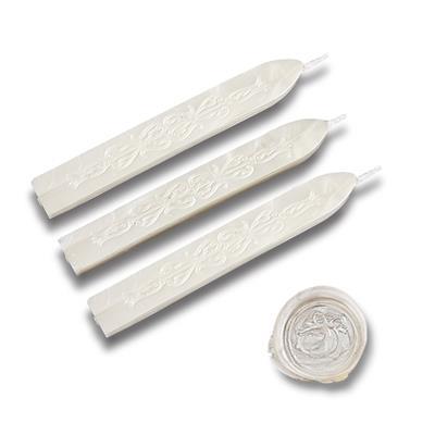 Cera sigillante con stoppino, Bianco