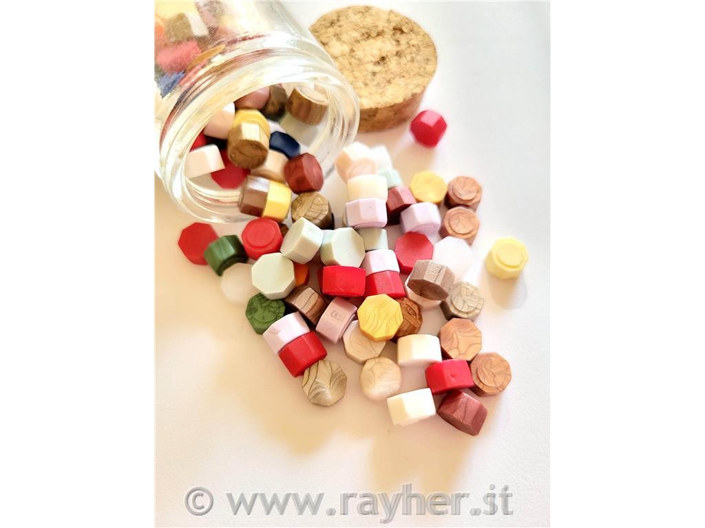 Cera sigillante in pezzi, colori misti