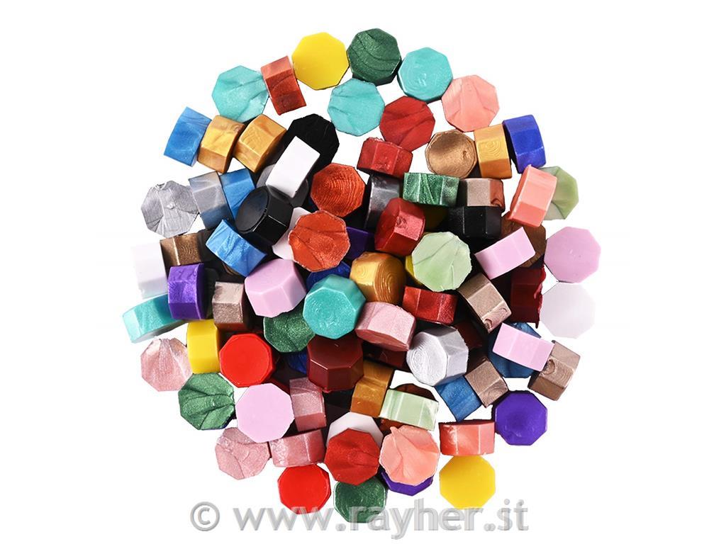 Cera sigillante in pezzi, colori misti