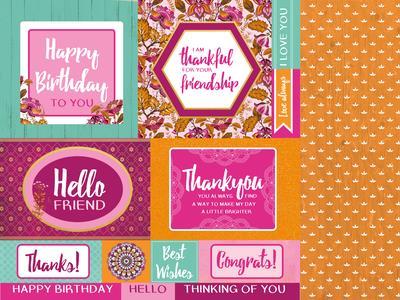 Carta scrapbook Party