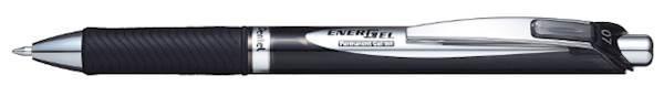 Pentel roler Gel Energel Permanent BLP77 Črn