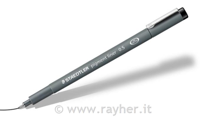 PIGMENT LINER 0,05 mm črn