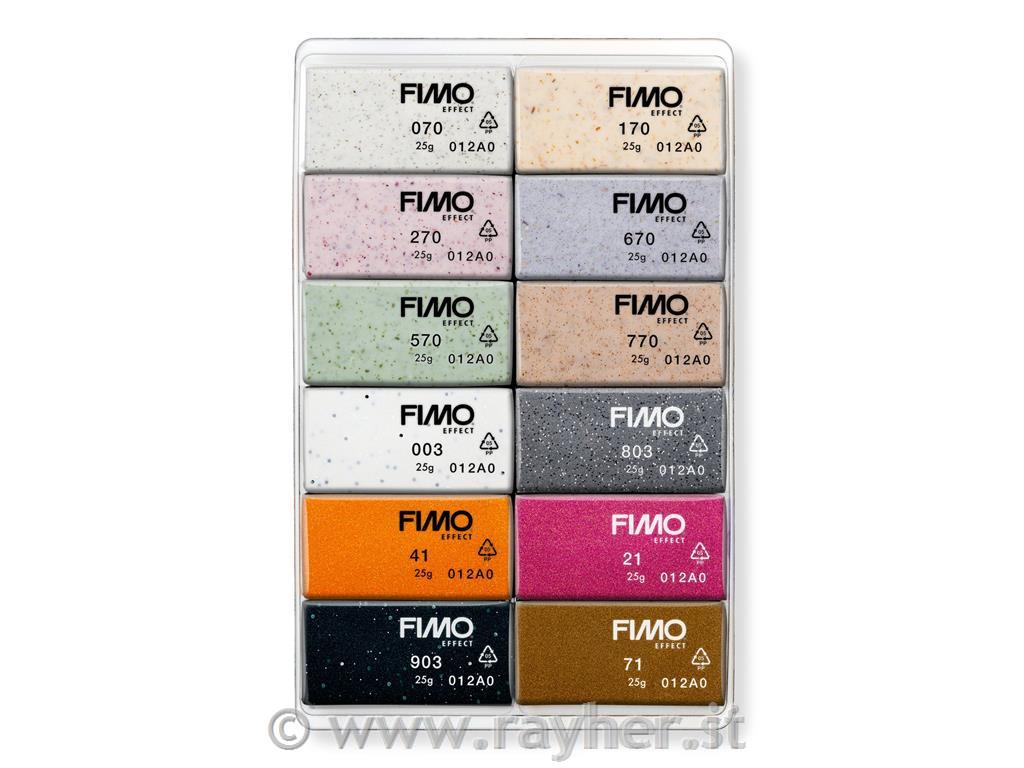 Fimo Effect Colour set, 12x25 g