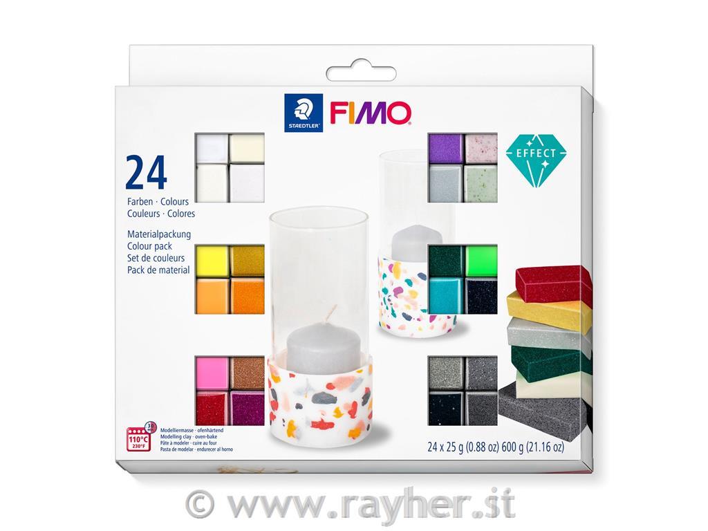 Fimo Effect Colour set, 24x25 g