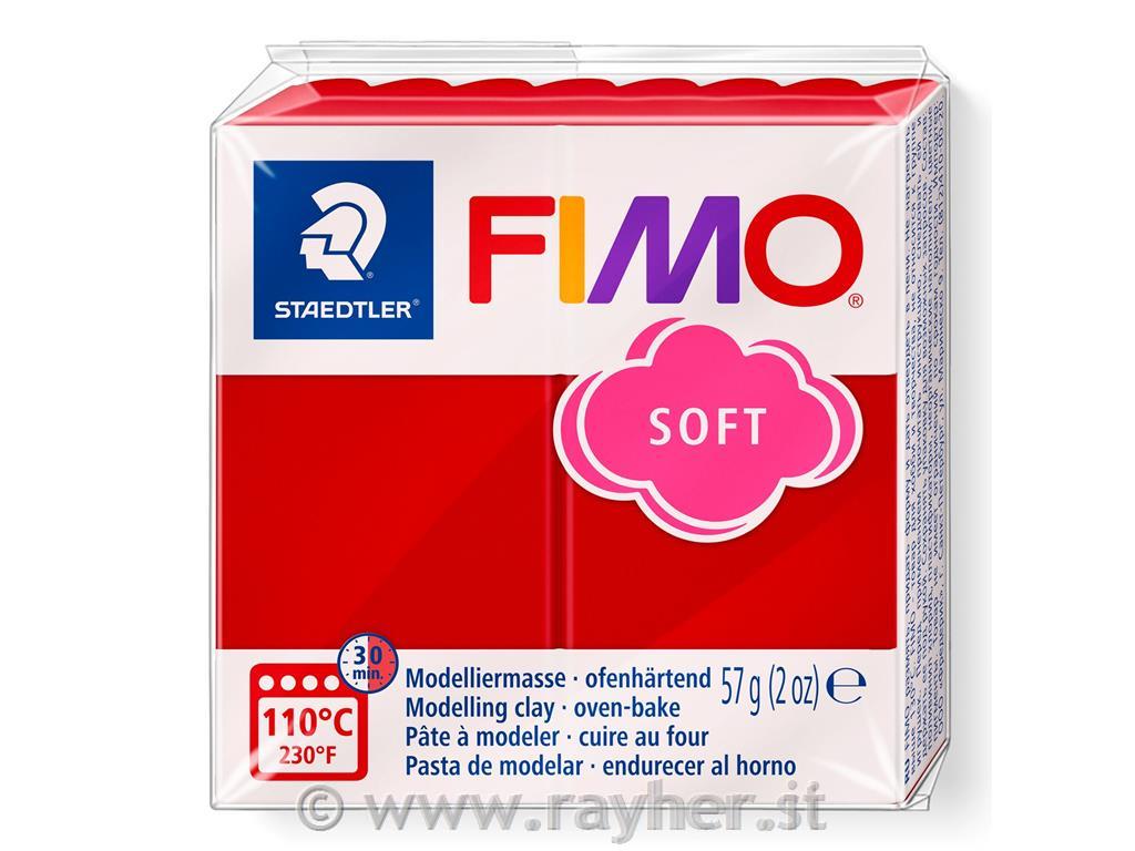 FIMO Soft 57g, 2P Xmas red