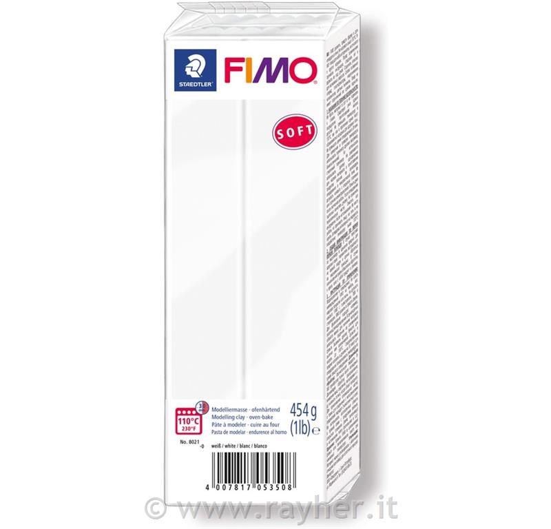 FIMO Soft polimerna masa 0, bela, 454g