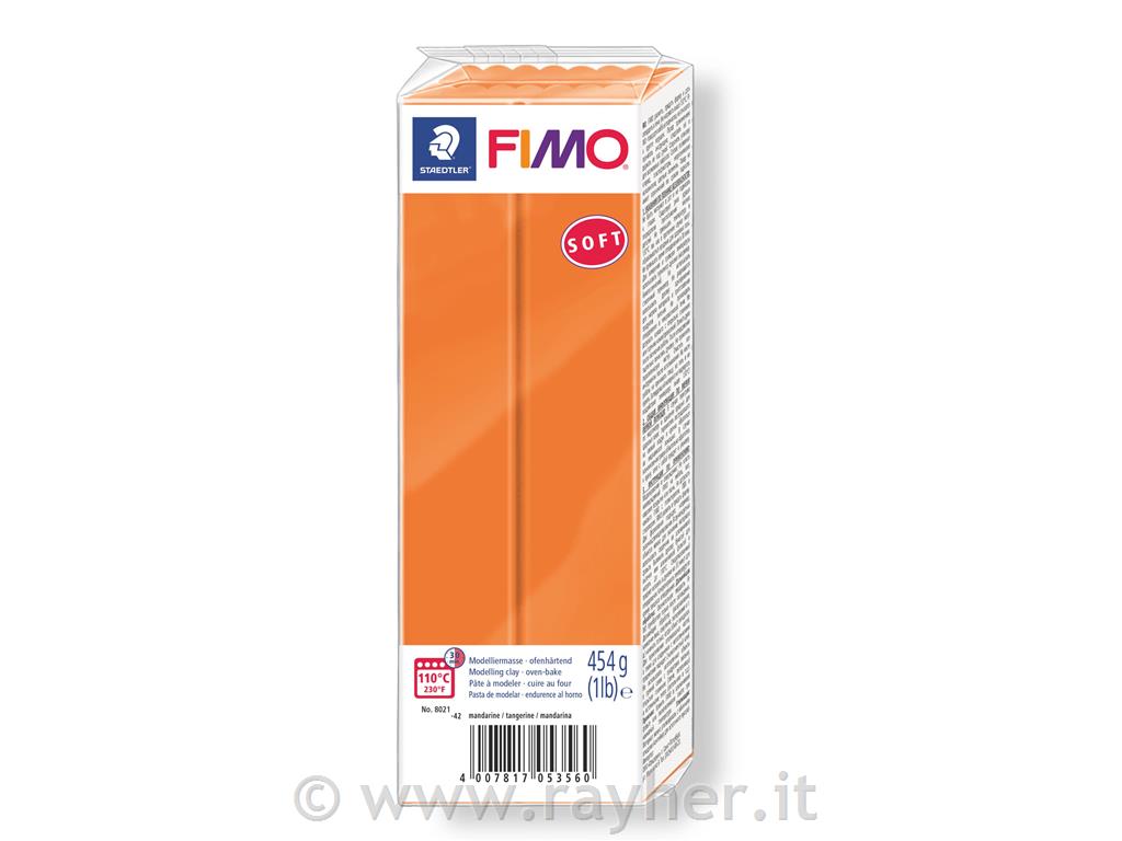 FIMO Soft polimerna masa 42, tangerine 454g