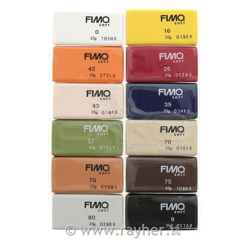 FIMO Soft set 12 panetti di 25g