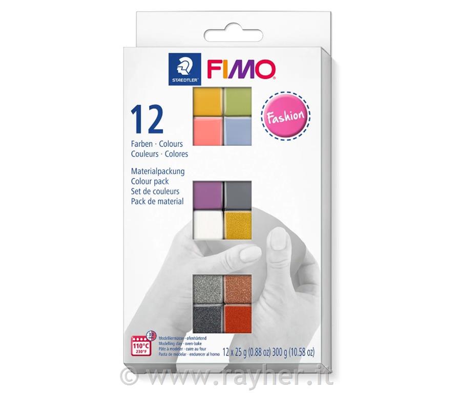 FIMO Soft set 12 panetti di 25g 