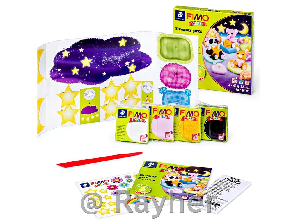 FIMO Kids set4x42g, bastoncino per modellare