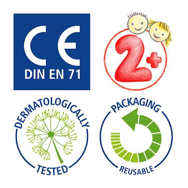 Mehak plastelin Noris Club set 4/1 osnovne barve