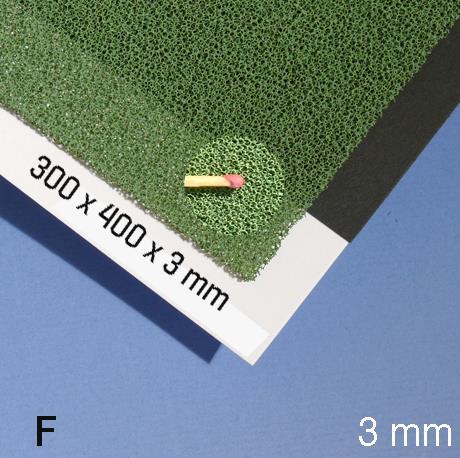 Tappeto erboso 3 mm, verde, 300x400 mm