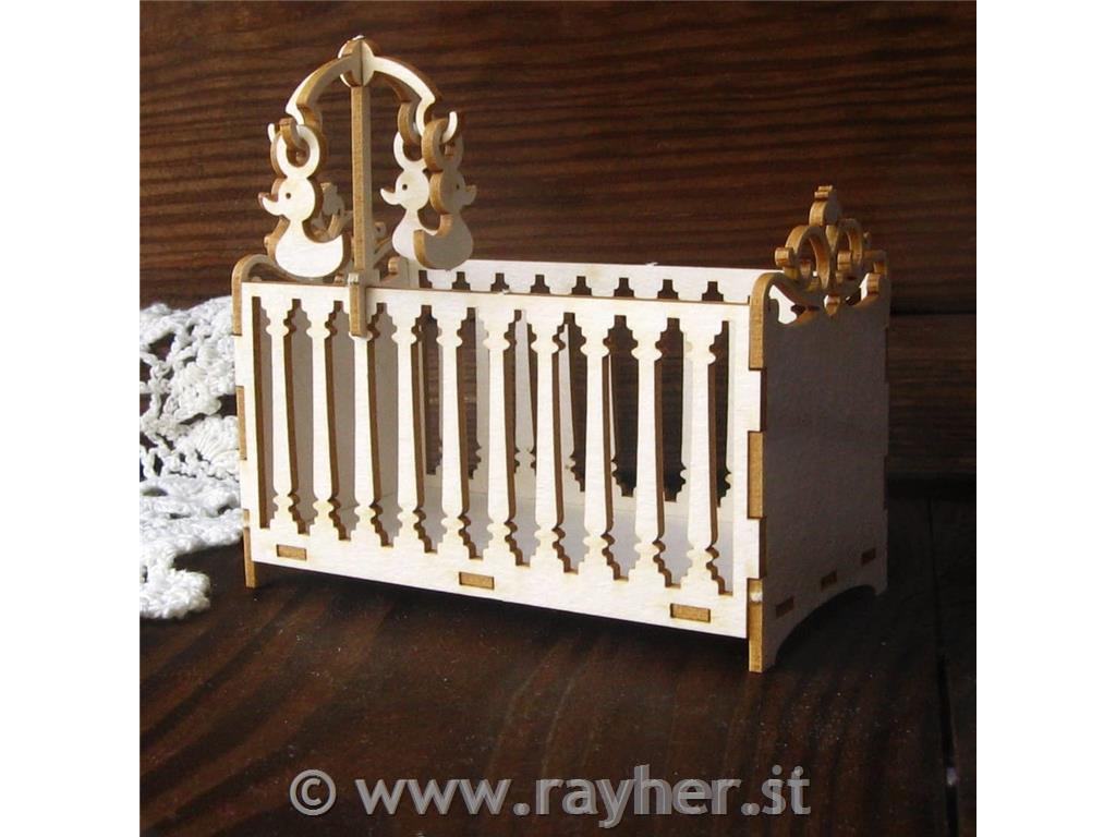 IZREZ IZ LEPENKE, 3D, BABY POSTELJA