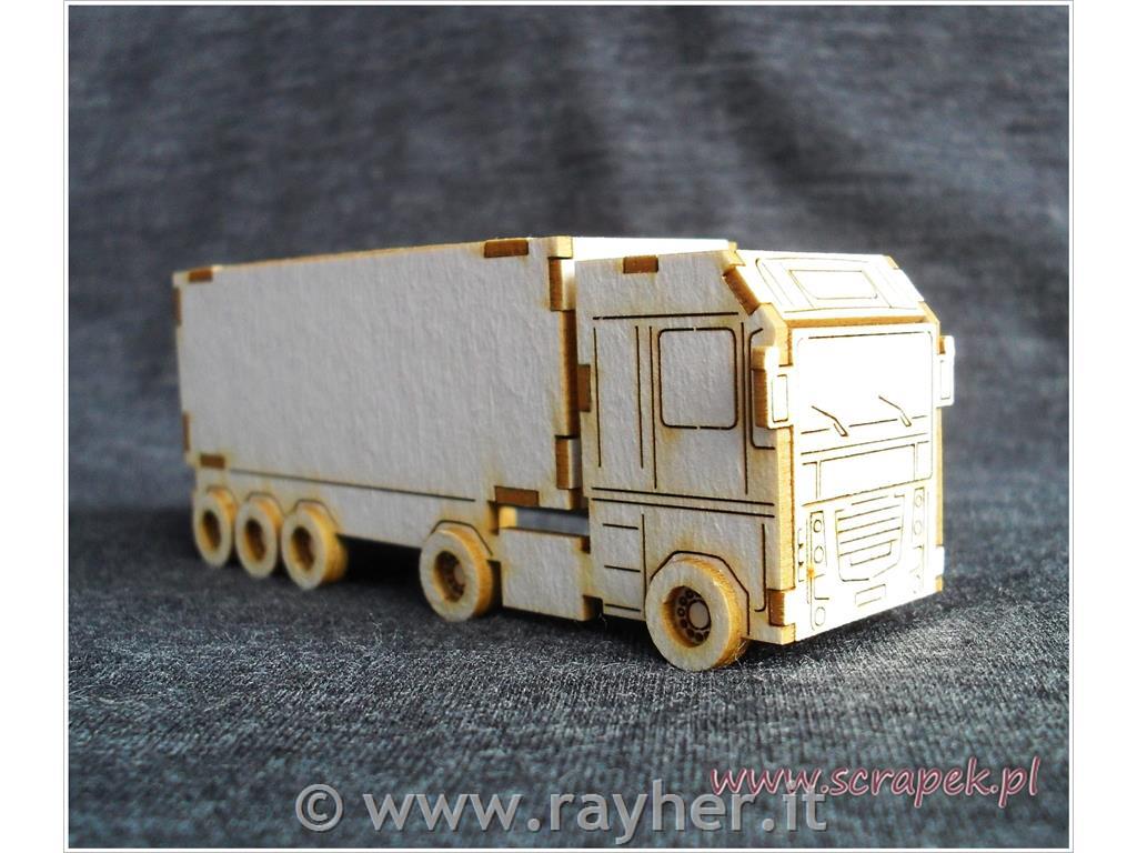 INTAGLI DI CARTONLEGNO, 3D CAAMION3D