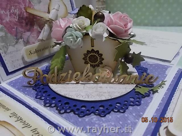 INTAGLI DI CARTONLEGNO, CESTINO/FIORE3D