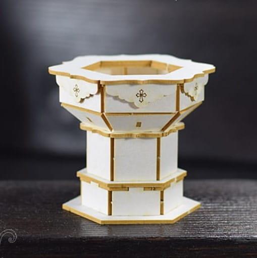 INTAGLI DI CARTONLEGNO, PIETRA/BATTESIMO3D