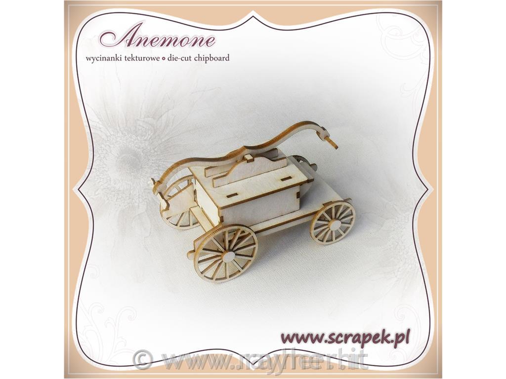 IZREZ IZ LEPENKE, 3D, GASILSKO VOZILO, RETRO