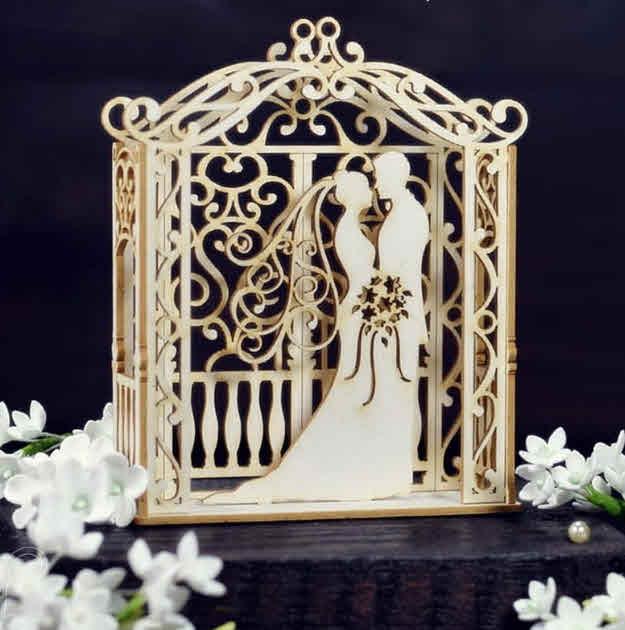 INTAGLI DI CARTONLEGNO, 3D NOVELLI SPOSI