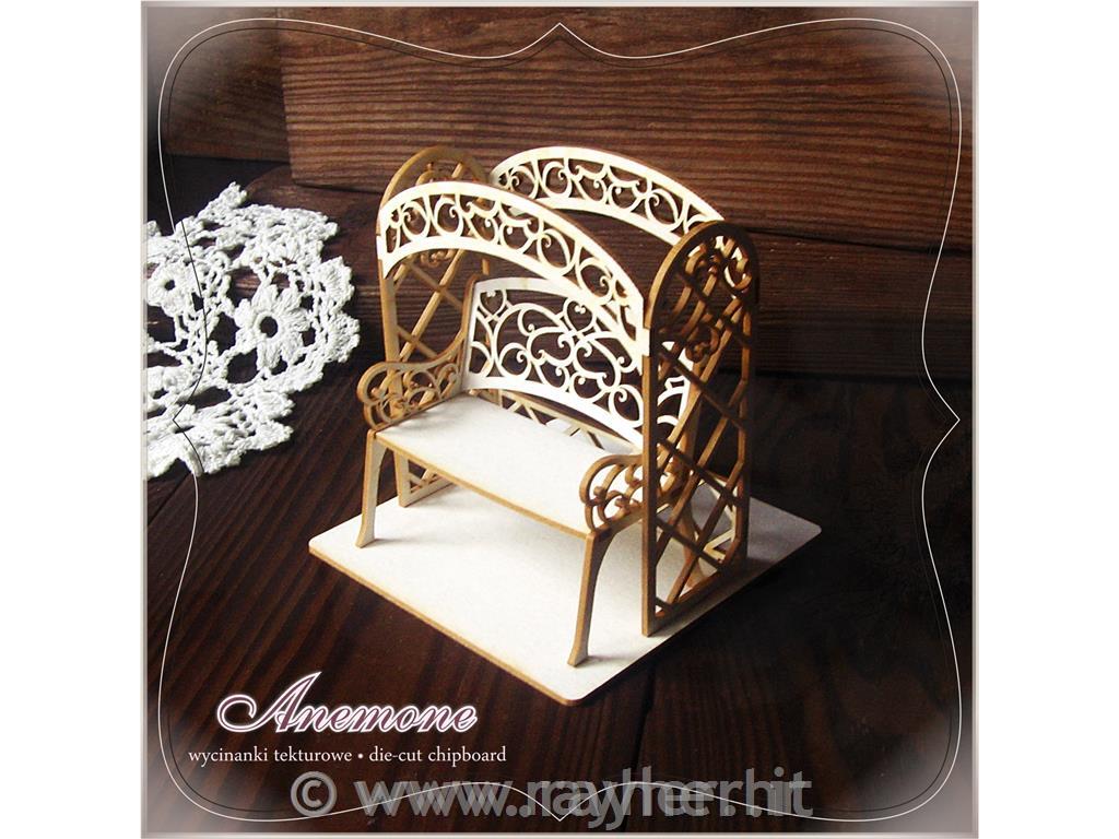 IZREZ IZ LEPENKE, 3D, PERGOLA S KLOPJO