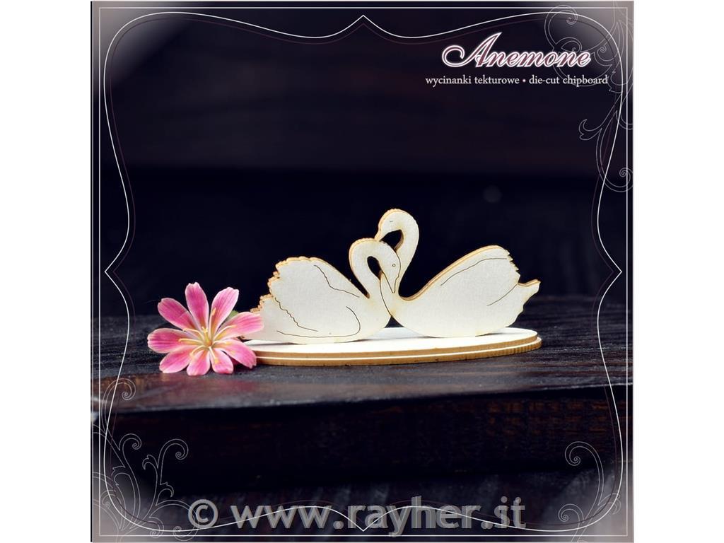 INTAGLI DI CARTONLEGNO, CIGNI