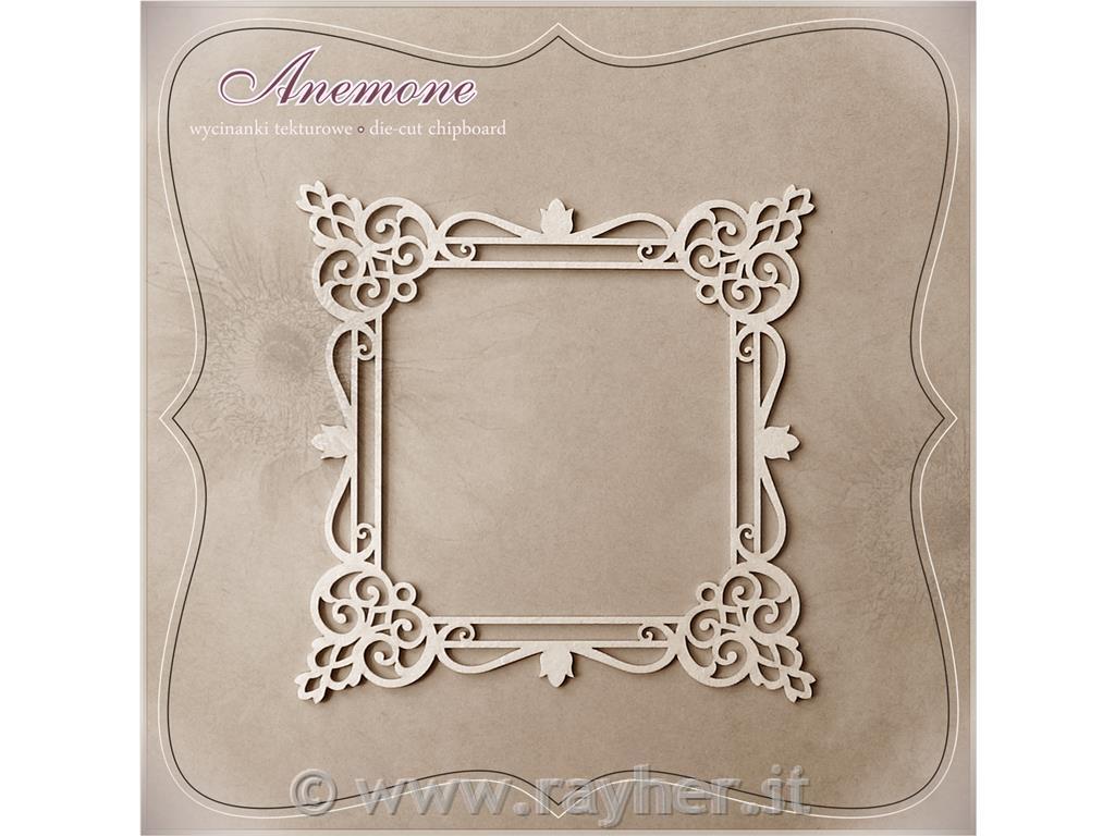 INTAGLI DI CARTONLEGNO, CORNICEQUADRATO DECO