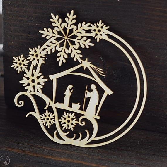 INTAGLI DI CARTONLEGNO, FAMIGLIA SACRA