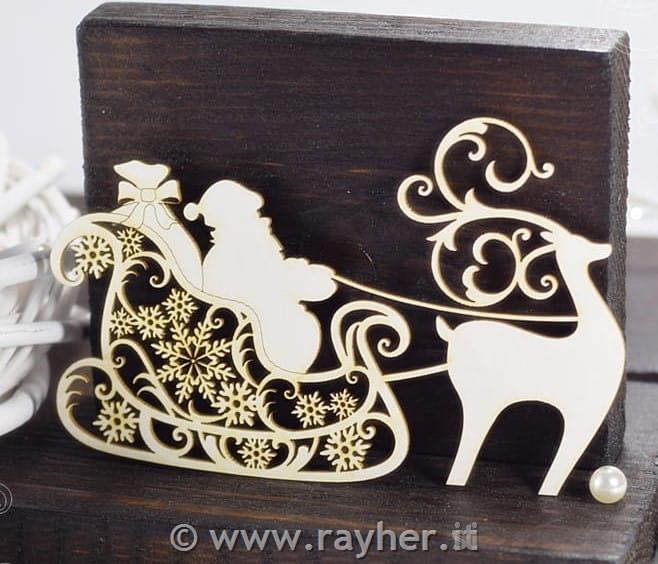 IZREZ IZ LEPENKE, BOŽIČEK NA SANKAH