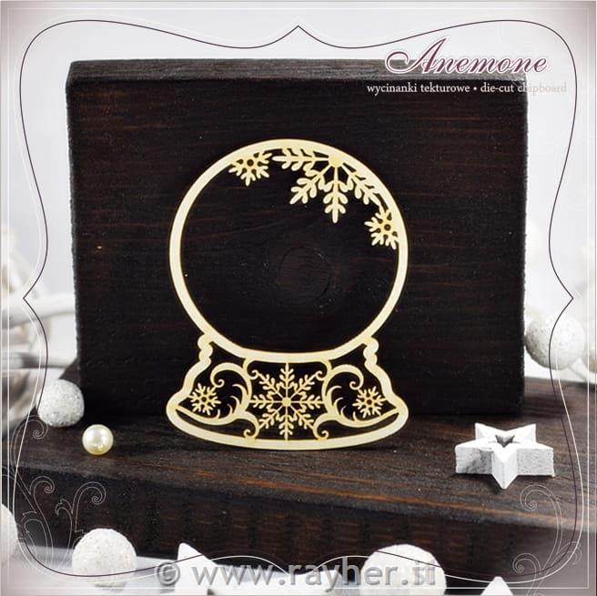 INTAGLI DI CARTONLEGNO, PALLA NEVEVUOTA