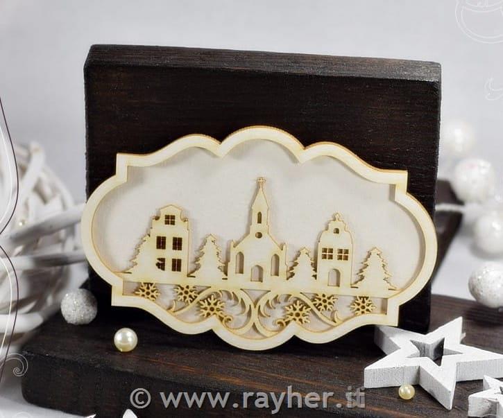 INTAGLI DI CARTONLEGNO, CITTÁ INVERNALE