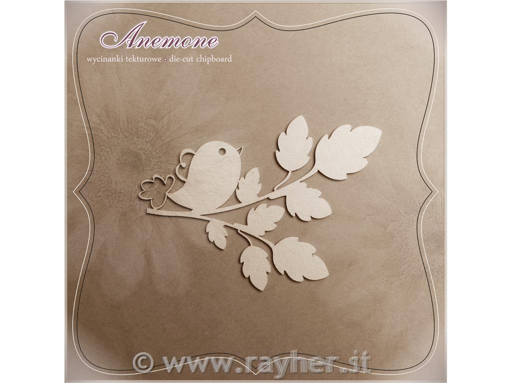 IZREZ IZ LEPENKE,PTIČEK NA VEJI