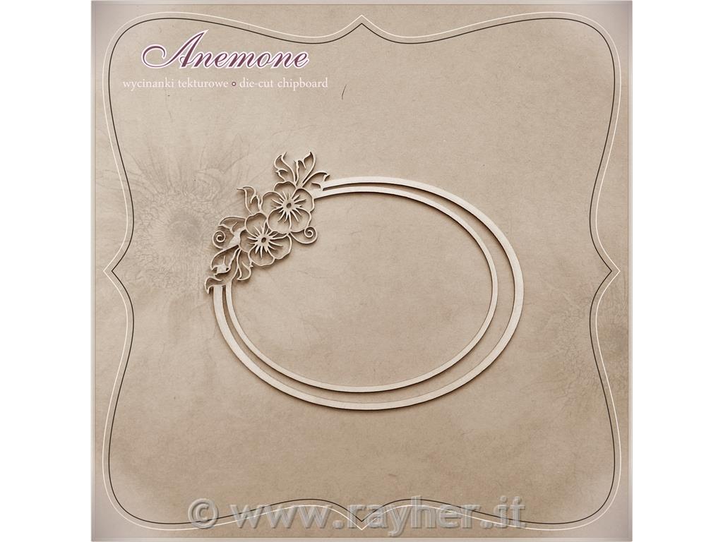 INTAGLI DI CARTONLEGNO, OVALE "FLORA"