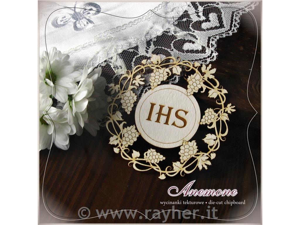 INTAGLI DI CARTONLEGNO, IHS NELLACORONA