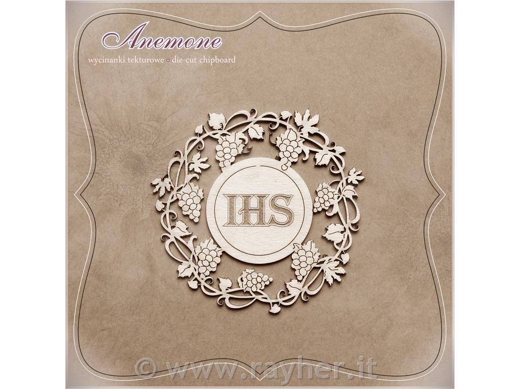 INTAGLI DI CARTONLEGNO, IHS NELLACORONA