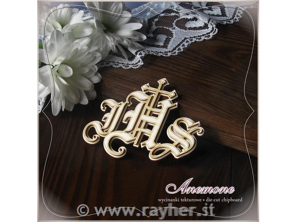 INTAGLI DI CARTONLEGNO, SCRITTA IHS