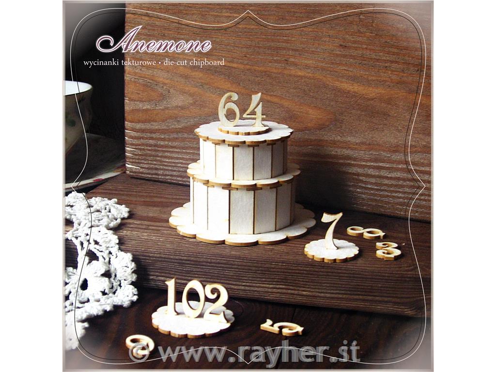 INTAGLI DI CARTONLEGNO, TORTA DUE PIANI3D