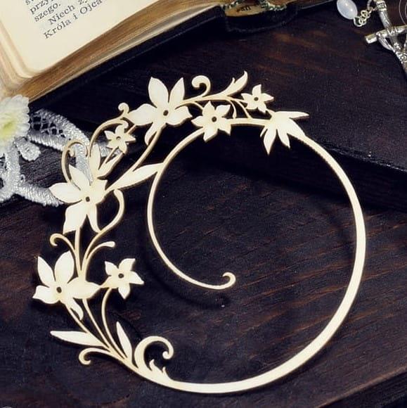 IZREZ IZ LEPENKE, OKVIR KROG POMLAD