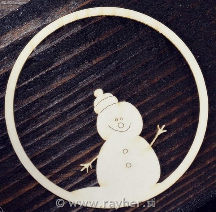 IZREZ IZ LEPENKE, SNEŽAK V BALONČKU