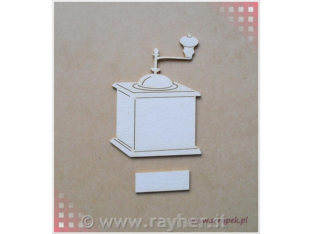 IZREZ IZ LEPENKE,KAVNI MLINČEK S TABLICO