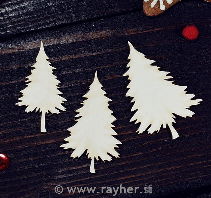 IZREZ IZ LEPENKE SMREČICE 3kosi