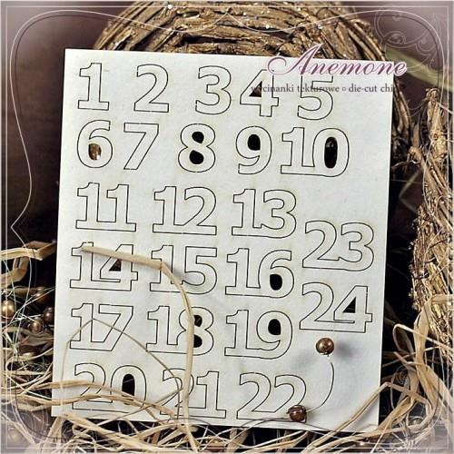 Izrez iz lepenke, Adventne številke