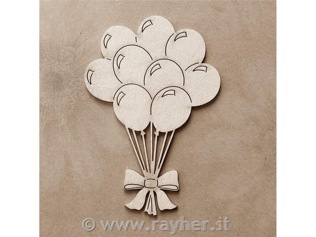 INTAGLI DI CARTONLEGNO, PALLE NATALE CONFIOCCO