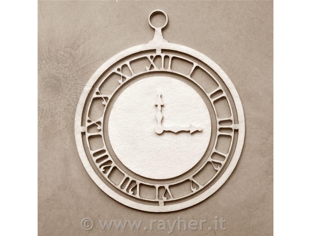 INTAGLI DI CARTONLEGNO, OROLOGIO