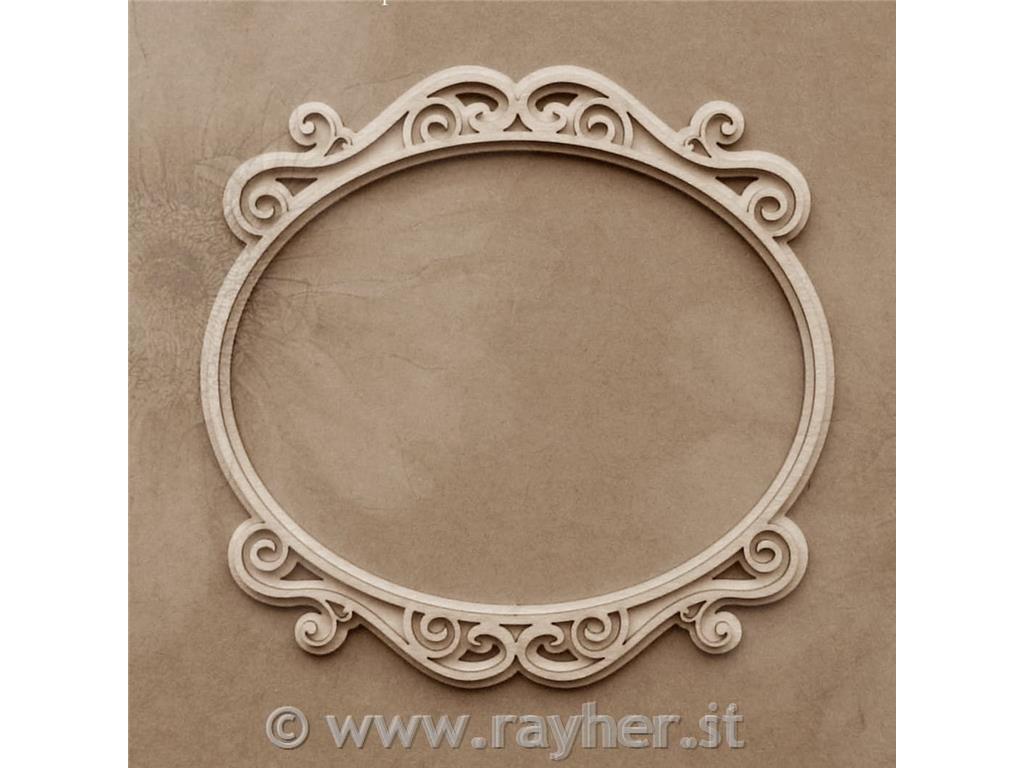 INTAGLI DI CARTONLEGNO, CORNICEOVALE DECO