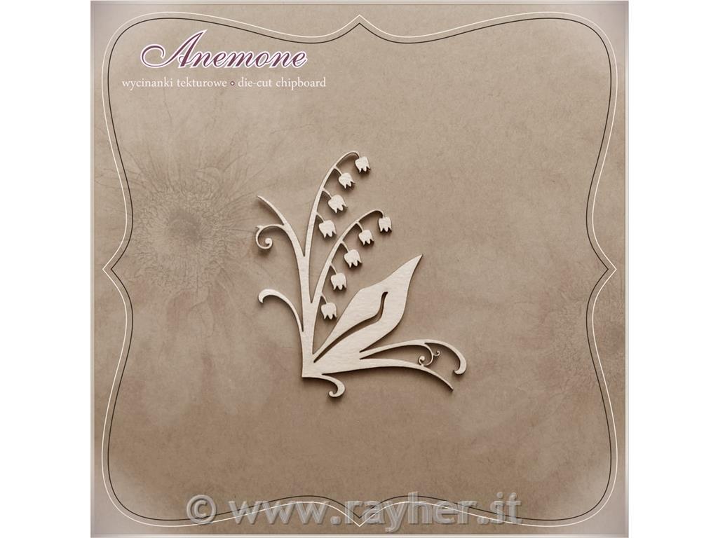 INTAGLI DI CARTONLEGNO, MUGHETTI,7X5,5MM