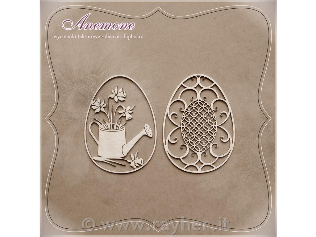 INTAGLI DI CARTONLEGNO,UOVA DI PASQUA DECORATEUOVA DI PASQUA DECORATE